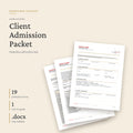 Client Admission Packet by Homecare Kickoff, product cover