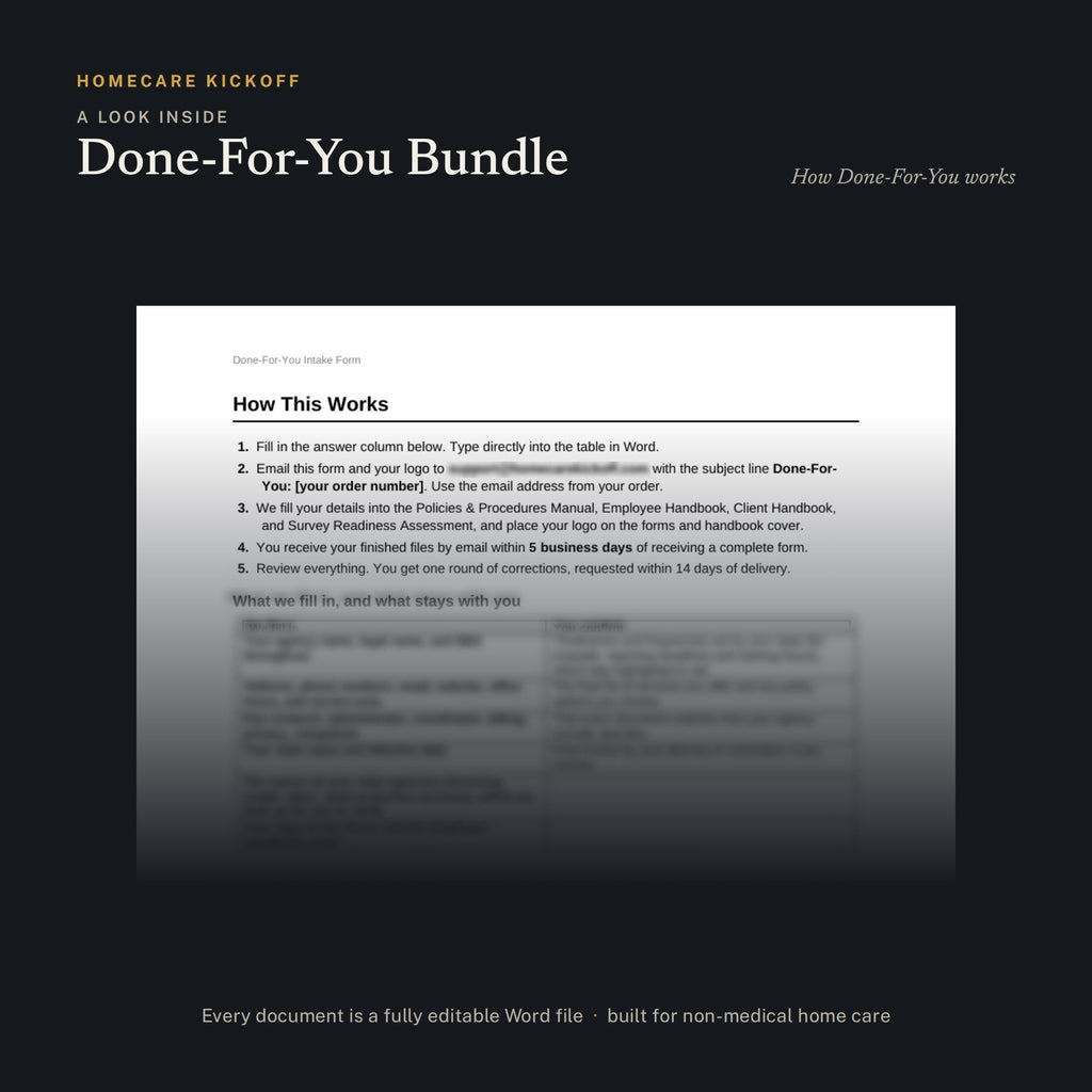 Preview of pages inside the Done-For-You Bundle