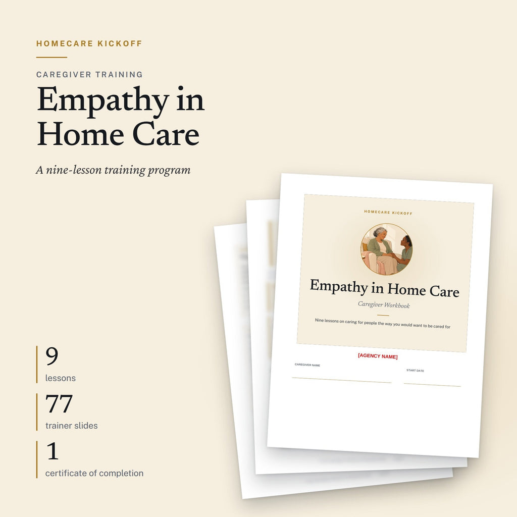 Empathy in Home Care Training Program by Homecare Kickoff, product cover